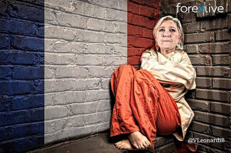 Le Pen straight jacket meme