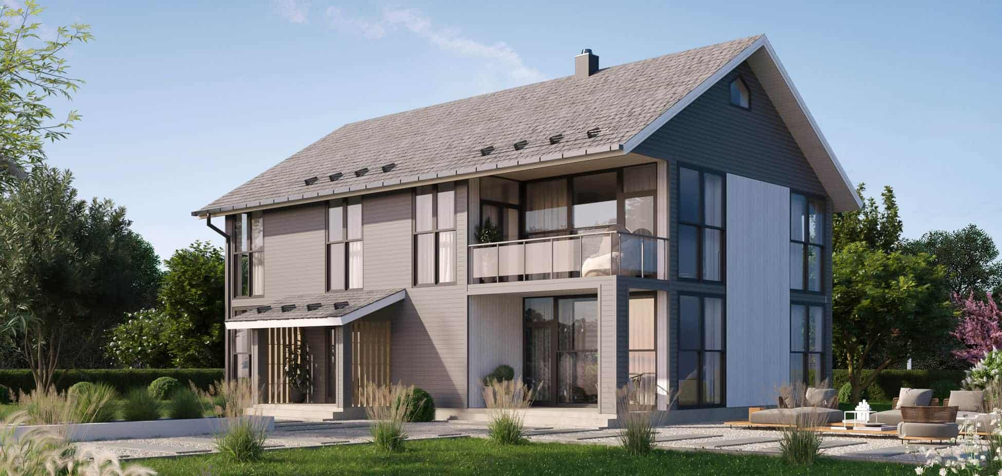 Log & Prefabricated houses directly from producer - Palmatin